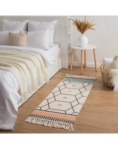 Коврик «Кантри» 60×150 см, 50% хл, 50% п/э Этель