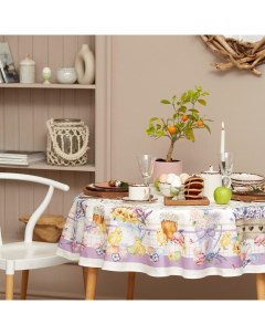 Скатерть «» Spring easter d=214 см ±3 см, 100% хлопок, саржа 190 г/м² Этель