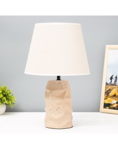 Настольная лампа «Глинка» Е14 40 Вт бежевый 25×25×38.5 см Risalux