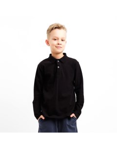 Джемпер (поло) детский, чёрный, рост 140 см Minaku