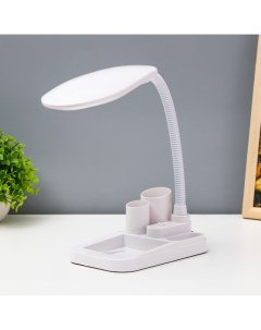 Настольная лампа «Мудрец» LED 15 Вт 4000К белый 18×10×43 см Risalux