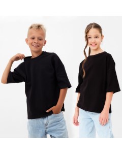 Футболка детская : CRUSH, чёрная, рост 122 см Minaku