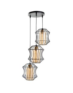 Светильник «Аласер» 3хЕ27 40 Вт чёрный Bayerlux