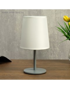 Лампа настольная 58081/1 1×40 Вт Е27 серый 13×13×25 см Risalux