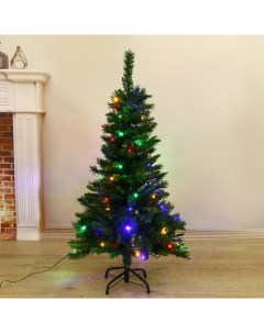 Искусственная ёлка с гирляндой Led «. Верона», 120 см, 205 ПВХ веток отгибаются Зимнее волшебство