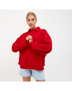Свитшот женский : Casual Collection, красный, размер 52 Minaku