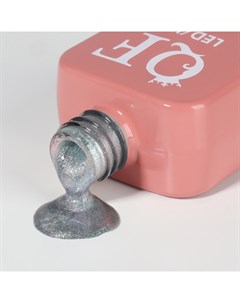 Гель лак для ногтей, кошачий глаз, 3-х фазный, 10 мл, LED/UV, цвет серебристый (59) Qf