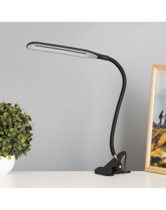 Светильник настольный на прищепке «Офисный черный» 24LED USB 11×7.5×60.5 см Risalux