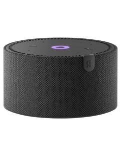 Умная колонка «Новая Яндекс Станция Мини» (YNDX-00021K), голосовой помощник Алиса, 10 Вт, без часов, черная