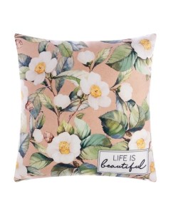 Подушка декоративная «» Life is beautiful, 40×40 см, велюр Этель