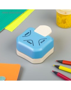 Дырокол фигурный для углов 3 в1, R=4/R=7/R=10 мм, 3.5×6.3×7.4 см Арт узор