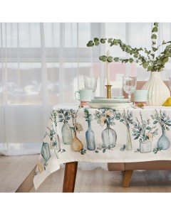 Скатерть «» Flower mood, 146×250 см, 100% хлопок, репс 210 г/м² Этель