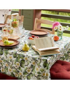 Скатерть «» Camellia, 149×250 см, хлопок 100%, саржа 190 г/м² Этель