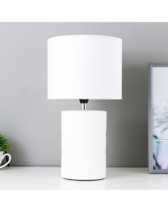 Настольная лампа 16588/1 E14 40 Вт белый 22.5×22.5×36 см Risalux