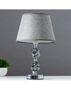 Лампа настольная 16715/1BR E27 40 Вт хром 22.5×22.5×36 см Risalux