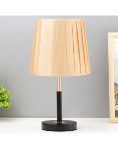 Настольная лампа «Риволи» Е27 40 Вт черный золото 19×19×36 см Risalux
