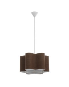 Светильник подвесной «Лаура», Е27 15 Вт, шоколадный, 52×52×26-126 см Bayerlux