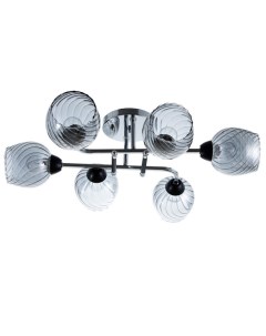 Люстра «Кириена» 6хЕ27 40 Вт чёрно-хромовый 70×70×27 см Bayerlux