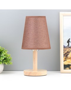Настольная лампа «Бордо» Е27 40 Вт коричневый 14×14×30 см Risalux
