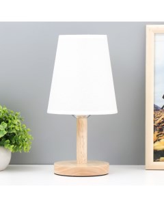 Настольная лампа «Бордо» Е27 40 Вт белый 14×14×30 см Risalux