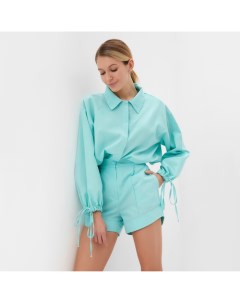 Комплект женский (блузка, шорты) : Casual Collection, мятный, размер 44 Minaku