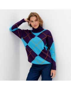 Джемпер женский : Casual collection, бирюзовый, размер 42-44 Minaku