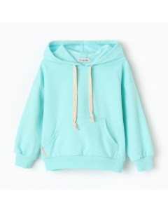 Толстовка для девочек НАЧЕС, ментоловая, рост 98 см Bonito