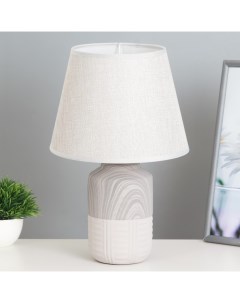 Настольная лампа «Лиана» Е14 40 Вт серый 22×22×35 см Risalux