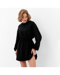 Платье с кулиской женское : Casual Collection, чёрное, размер 44 Minaku