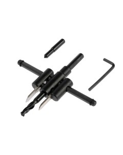 Сверло круговое регулируемое по дереву «Балеринка», 30 - 120 мм Tundra