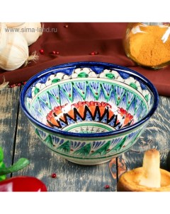 Коса Риштанская Керамика, 550 мл, d=15 см, керамика, микс Шафран