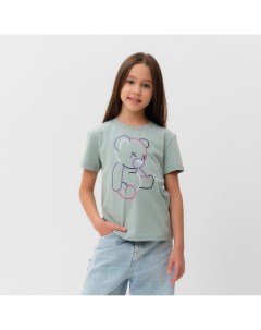 Футболка детская : Gummy bear, цвет аквамарин, рост 98 см Minaku