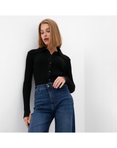 Джемпер женский : Knitwear collection, чёрный, размер 42-44 Minaku