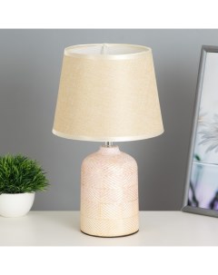 Настольная лампа «Джина» Е14 40 Вт бежевый 20×20×33 см Risalux