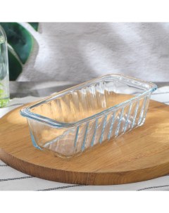 Форма для запекания Borcam, 1.12 л, жаропрочное стекло, прозрачная Pasabahce