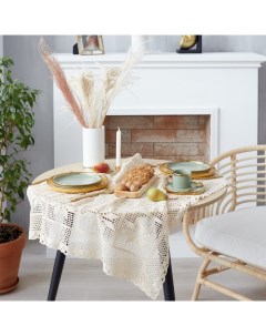 Скатерть «. Цветы», 85×85±5 см, 100% п/э Этель