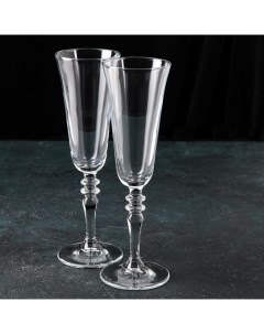 Бокалы для шампанского Vintage, 190 мл, набор 2 шт., стекло, прозрачные Pasabahce