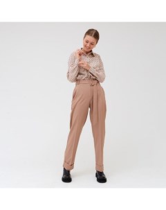 Брюки классические женские : Casual Collection, бежевые, размер 42 Minaku