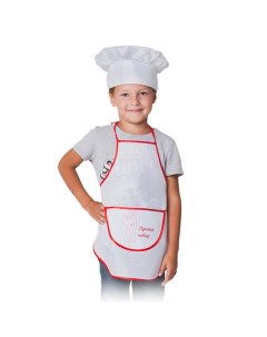 Карнавальный костюм «Повар», фартук, колпак, р-р 28-30, рост 98-116 см Страна карнавалия