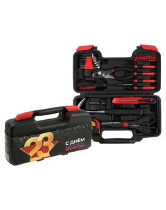 Набор инструментов в кейсе «23 ФЕВРАЛЯ», в подарочной упаковке, 39 предметов Tundra