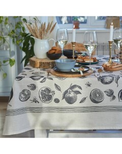 Скатерть «» Healthy life 180×147 см, 100% хлопок, репс 210 г/м² Этель