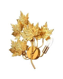 Бра «Клен» 2хЕ14 40 Вт золото 55×55×15 см Bayerlux