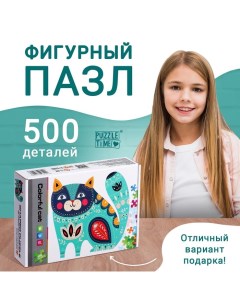 Пазл фигурный «Сказочный кот», 500 деталей Puzzle time