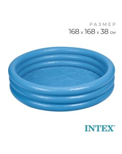 Бассейн надувной «Кристалл», 168×38 см, от 2 лет, 58446NP Intex