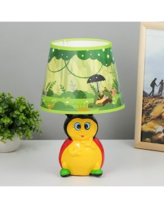 Настольная лампа с абажуром «Божья коровка», Е14, 15 Вт, 20×20×32 см Risalux