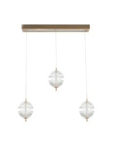 Светильник «Айна» 36 Вт LED золото 70×13.5×19 см Bayerlux