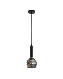 Светильник «Берто» Е27 40 Вт черно-медный 14×14×30-130 см Bayerlux