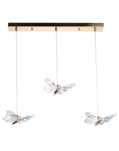 Люстра «Бабочка» LEd=18 Вт 3000-6000К золото 20×15×4 см Bayerlux