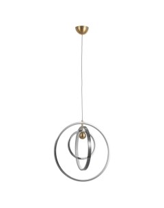 Светильник «Хайфи» 27 Вт LED золото-серебро 40×40×42 см Bayerlux