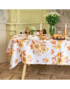 Скатерть «. Подсолнухи», 145×220 см, 100% п/э Доляна